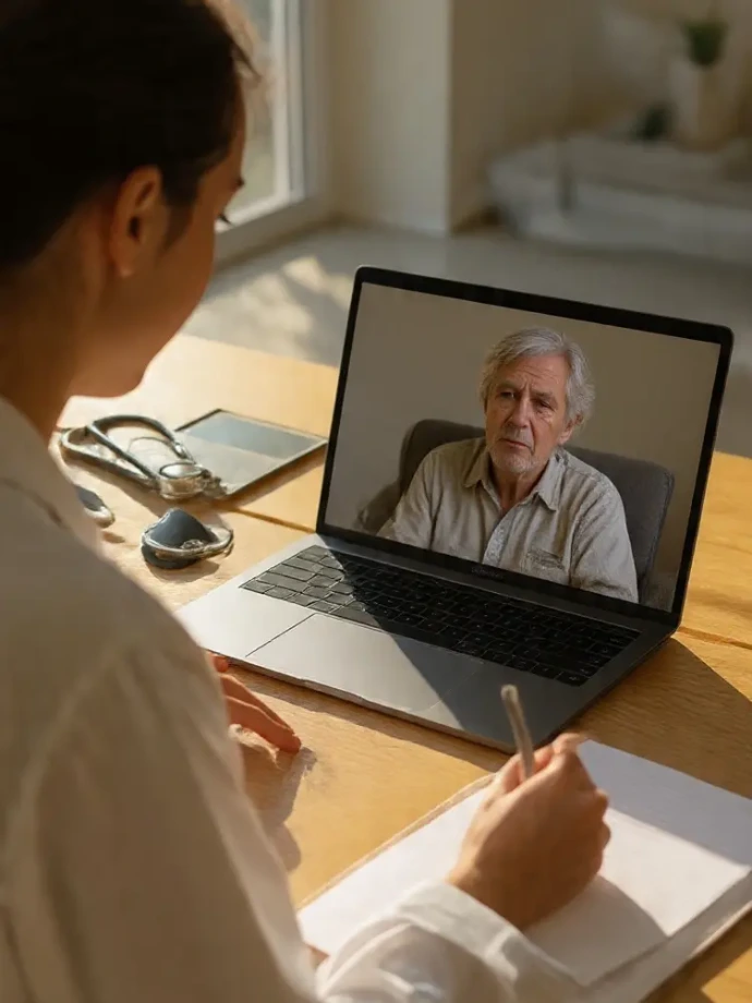 Multilingual care coordinator providing online patient guidance and medical visa processing assistance